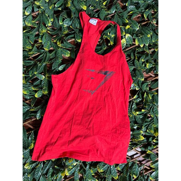 Gymshark Red Muscle Tank Size Small - Picture 4 of 6